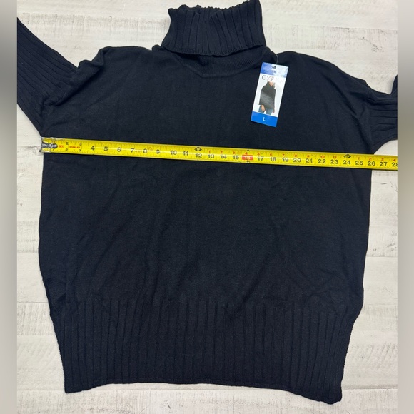 Cyrus Black Cowl Neck Sweater for Women - Picture 3 of 8